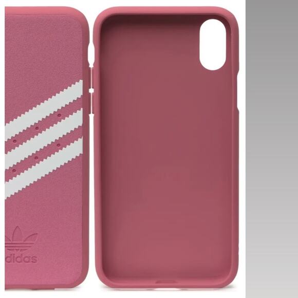 NWT adidas pink stripe iPhone X/XS phone case - Picture 2 of 9